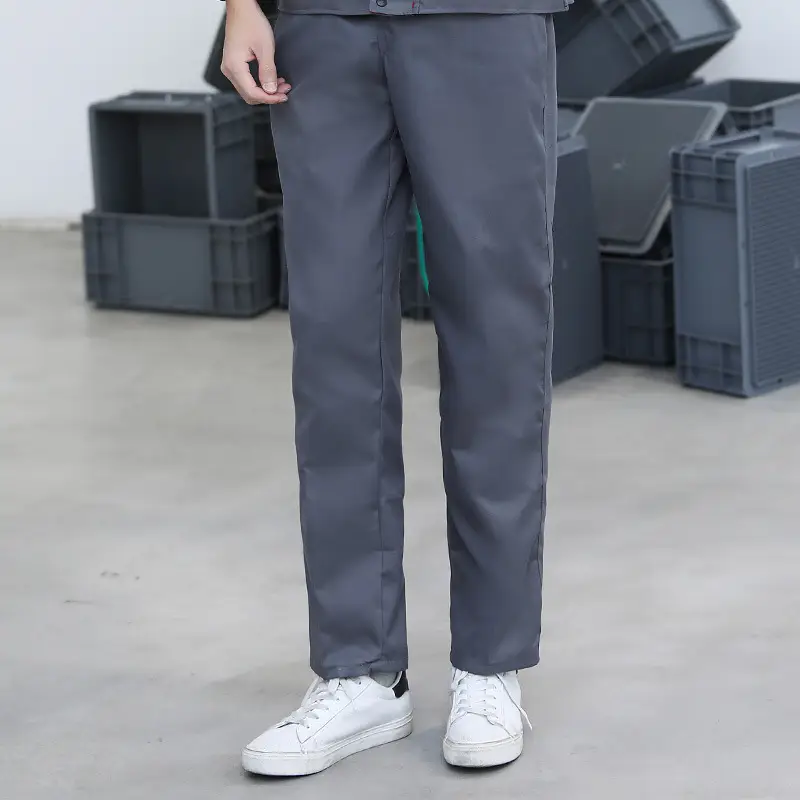Blue Printed Work Suit for Men Factory Workshop Wear - Image 6