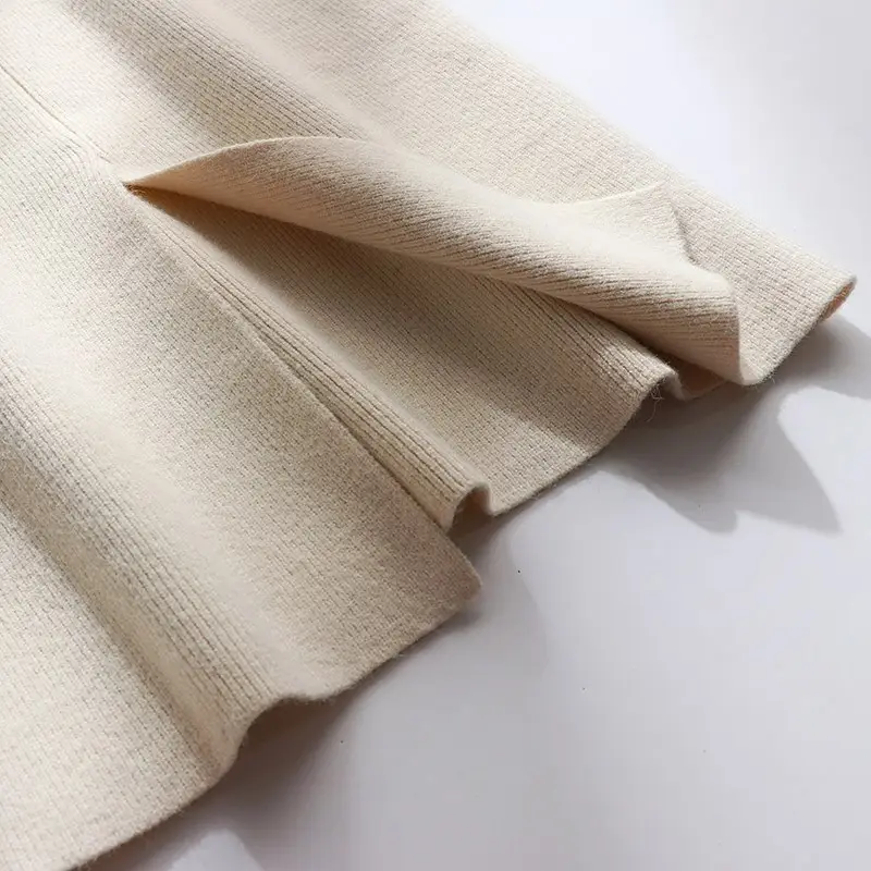 Women Knitted Wool Skirt High Waist Slim Fit 2025 - Image 4