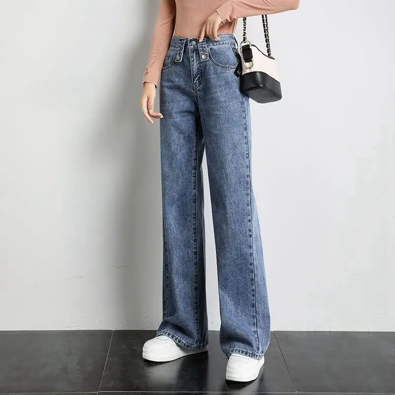 Wide Leg Jeans Women's Autumn Winter 2020 - Image 2