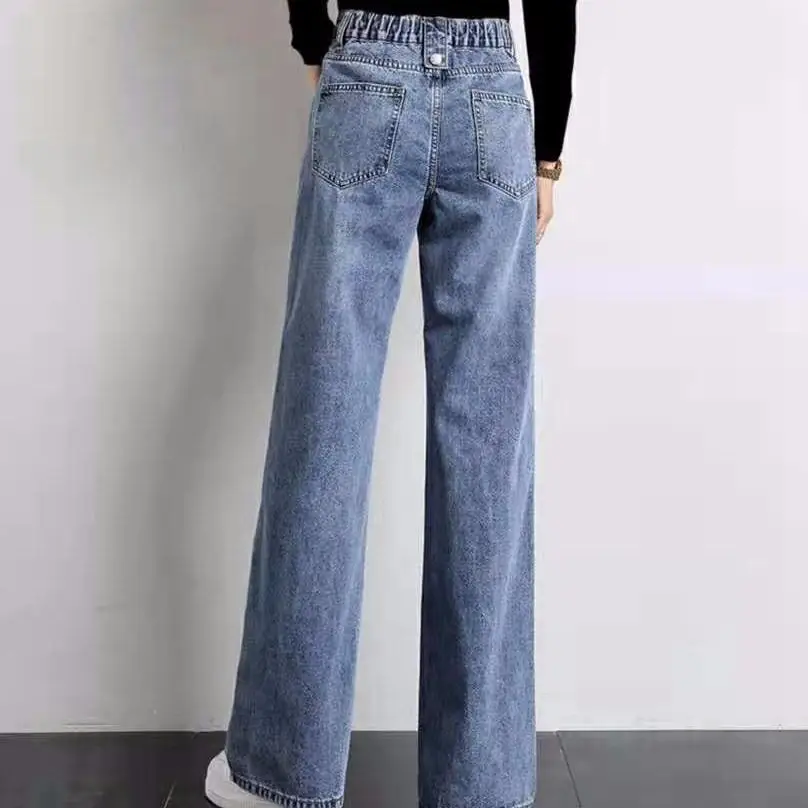 Wide Leg Jeans Women's Autumn Winter 2020 - Image 5