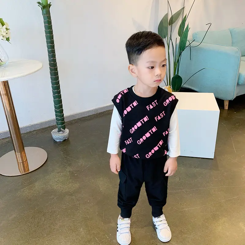 Kids Cargo Pants Boys Pure Cotton Western Style - Image 4