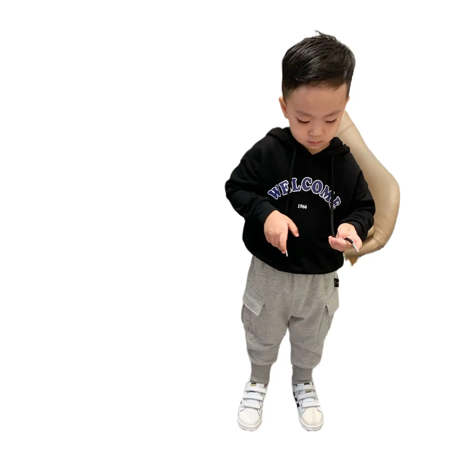 Kids Cargo Pants Boys Pure Cotton Western Style - Image 5
