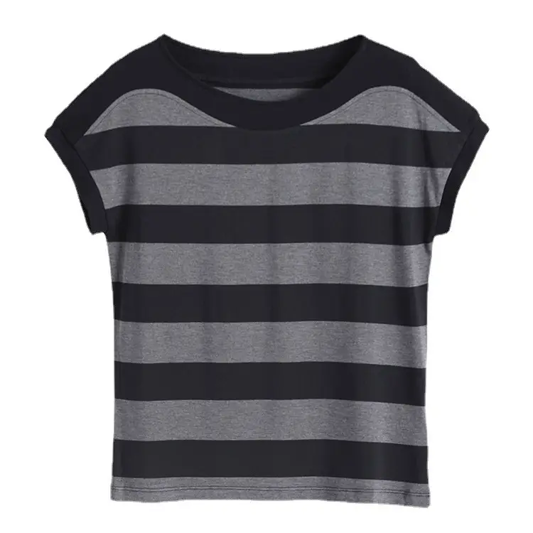 Women Striped T-Shirt Large Summer 2022 - Image 9