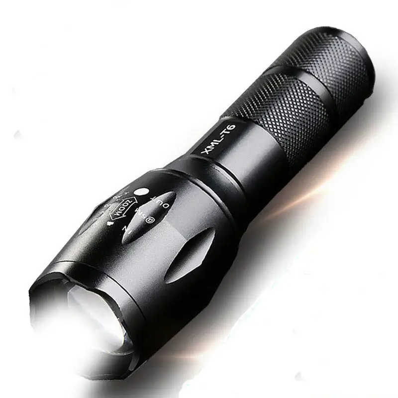 Rechargeable Retractable Zoom T6 Light for Students & Outdoor Use