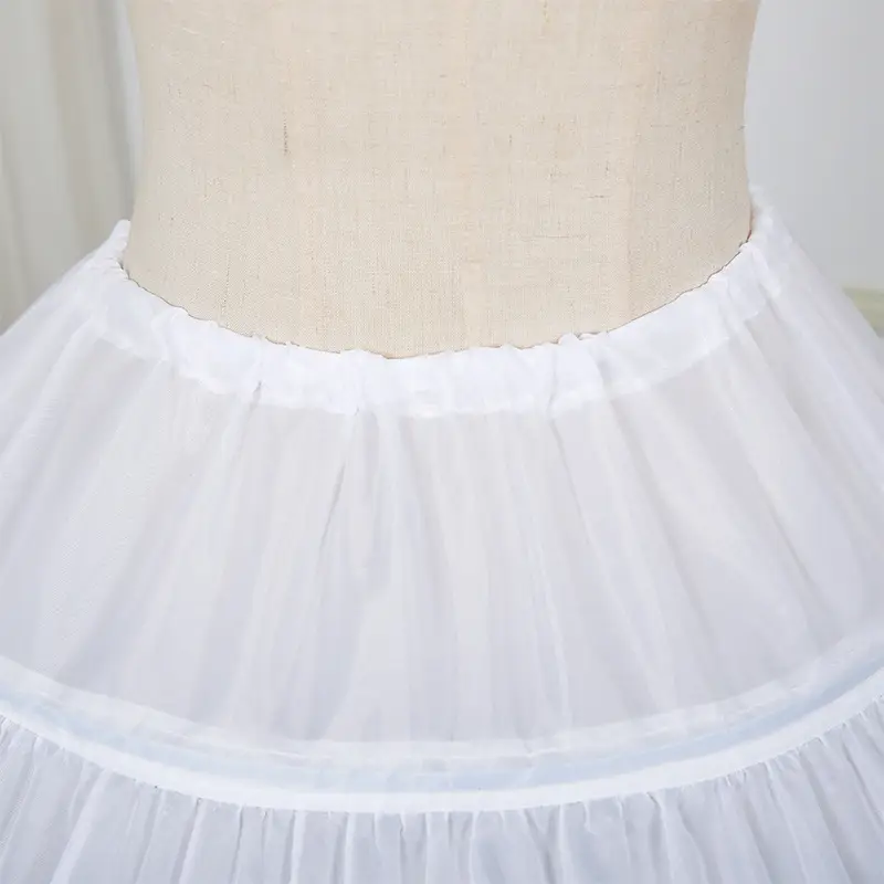 Black Tiered Ball Skirt for Plus Size Wedding Dress - Image 4