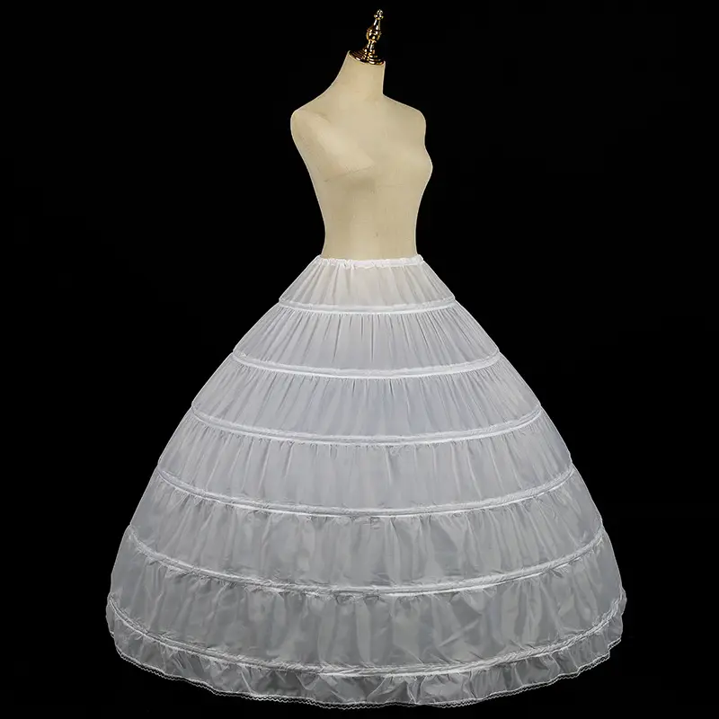 Black Tiered Ball Skirt for Plus Size Wedding Dress - Image 5