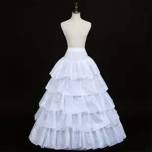 Black Tiered Ball Skirt for Plus Size Wedding Dress — feature 6
