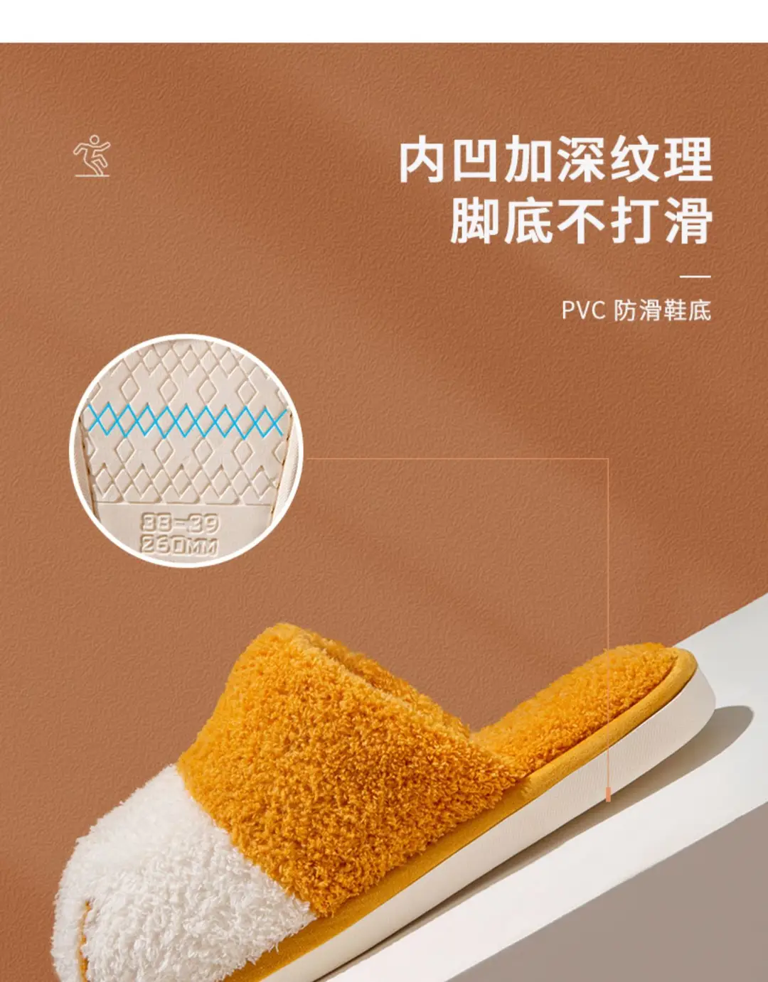 New Cotton Slippers for Women Home Cartoon Cute Cat Claw Plush Shoes for Couple Warm Indoor Soft Slippers for Men — feature 15