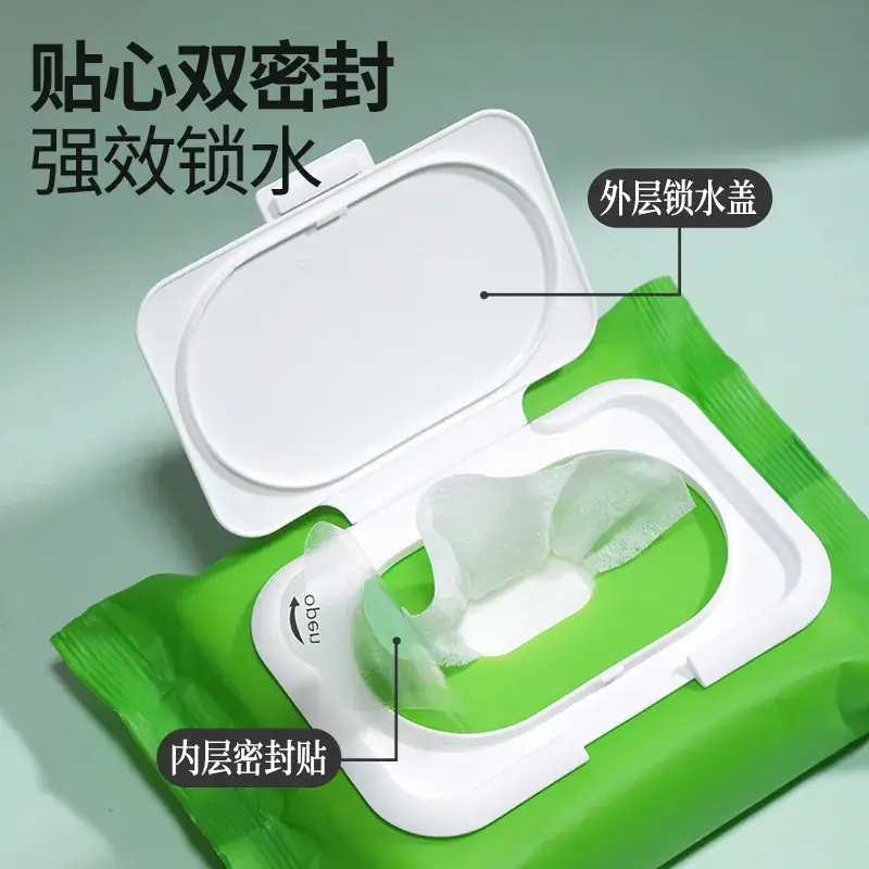 UENO Avocado Wipes 60 Pcs Non-Woven Flip Bag - Image 6