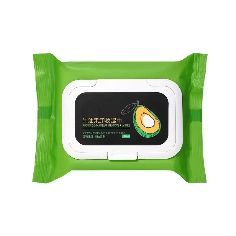 UENO Avocado Wipes 60 Pcs Non-Woven Flip Bag - Image 9