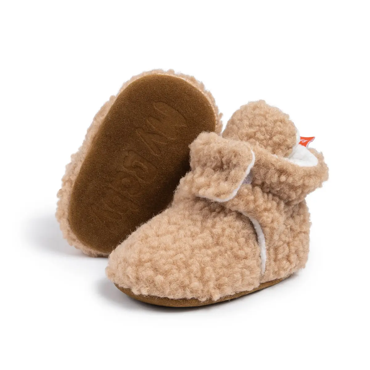 Coral Velvet Toddler Shoes Non-Falling Warm Boots