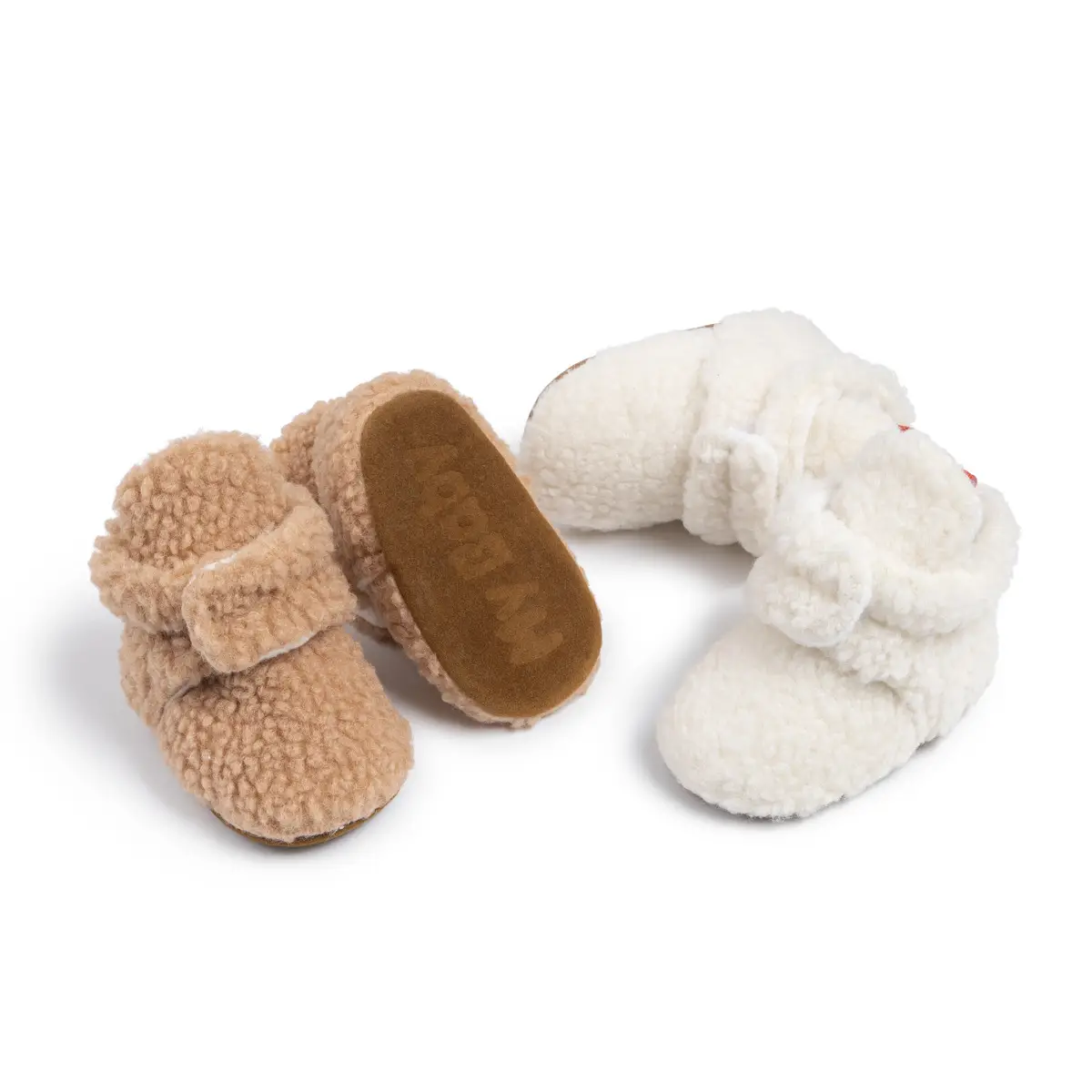 Coral Velvet Toddler Shoes Non-Falling Warm Boots