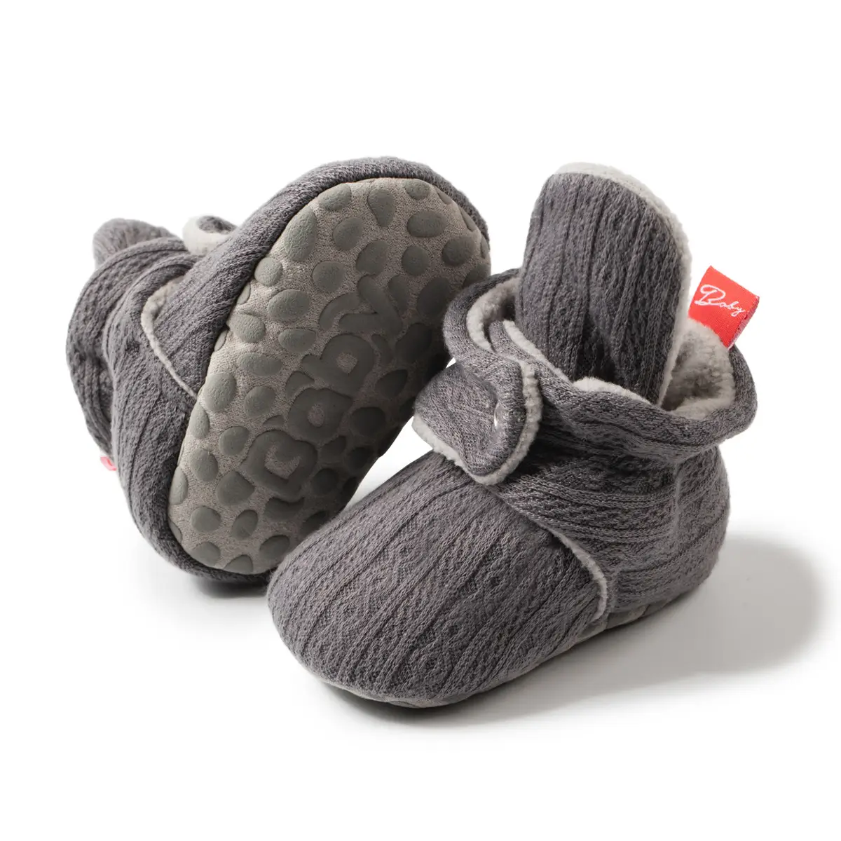 Coral Velvet Toddler Shoes Non-Falling Warm Boots