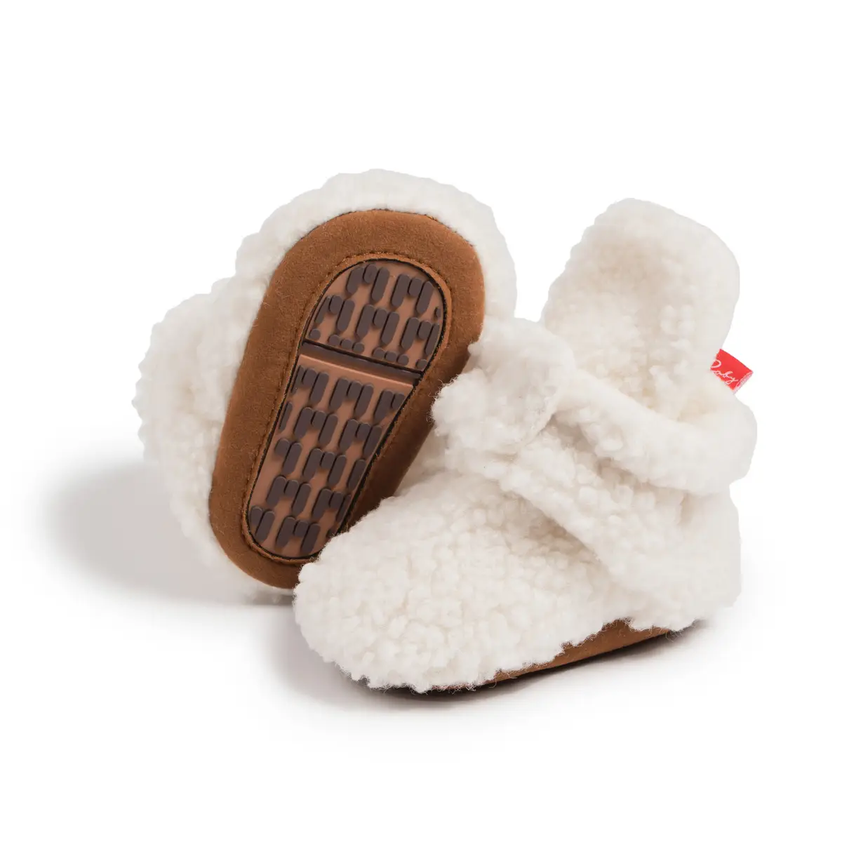 Coral Velvet Toddler Shoes Non-Falling Warm Boots