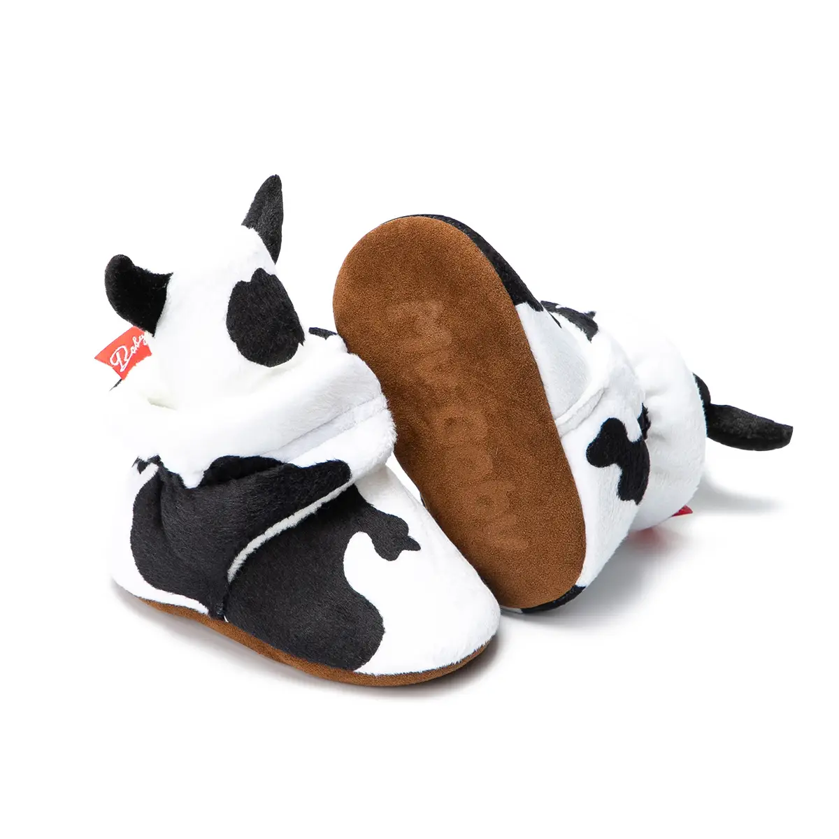 Coral Velvet Toddler Shoes Non-Falling Warm Boots