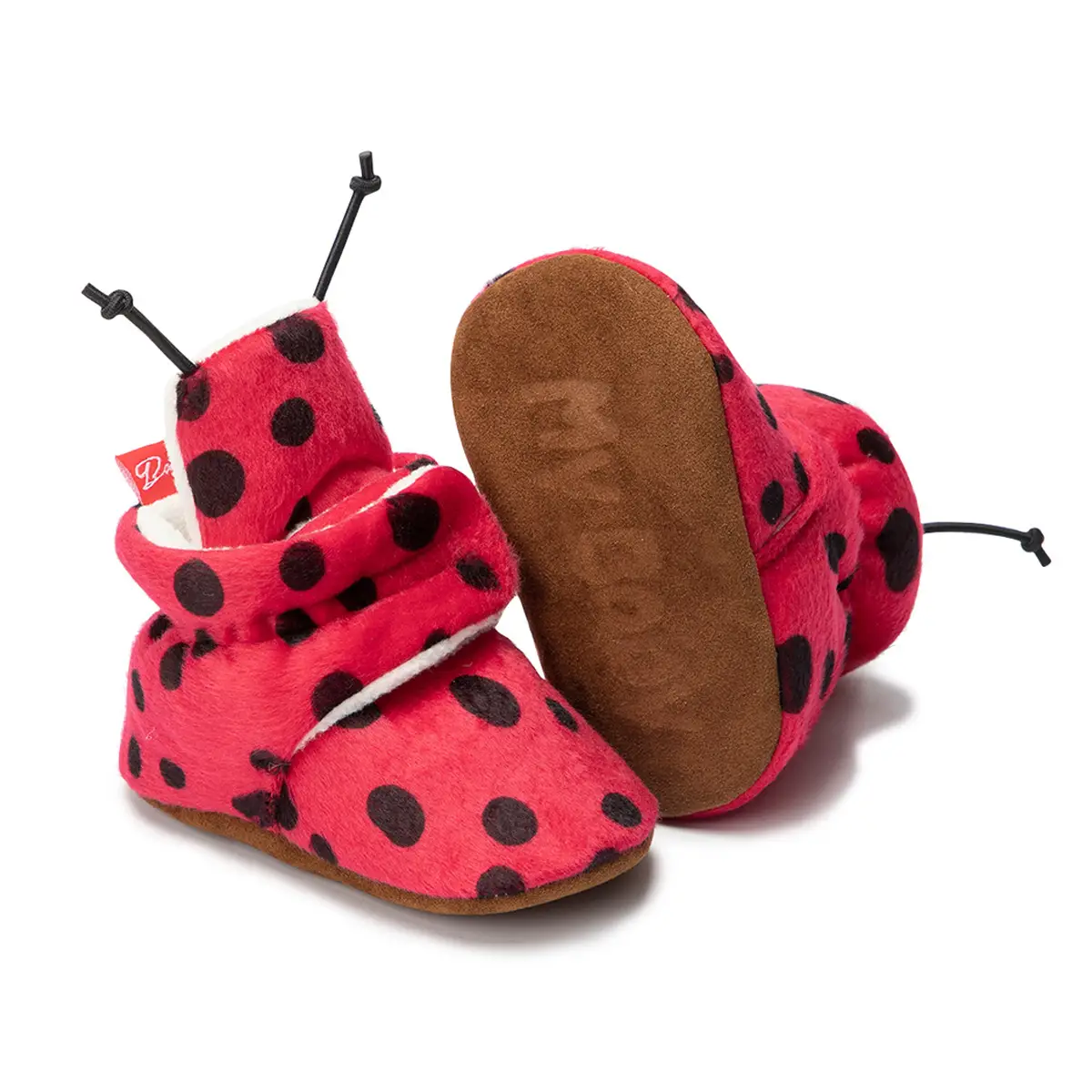 Coral Velvet Toddler Shoes Non-Falling Warm Boots