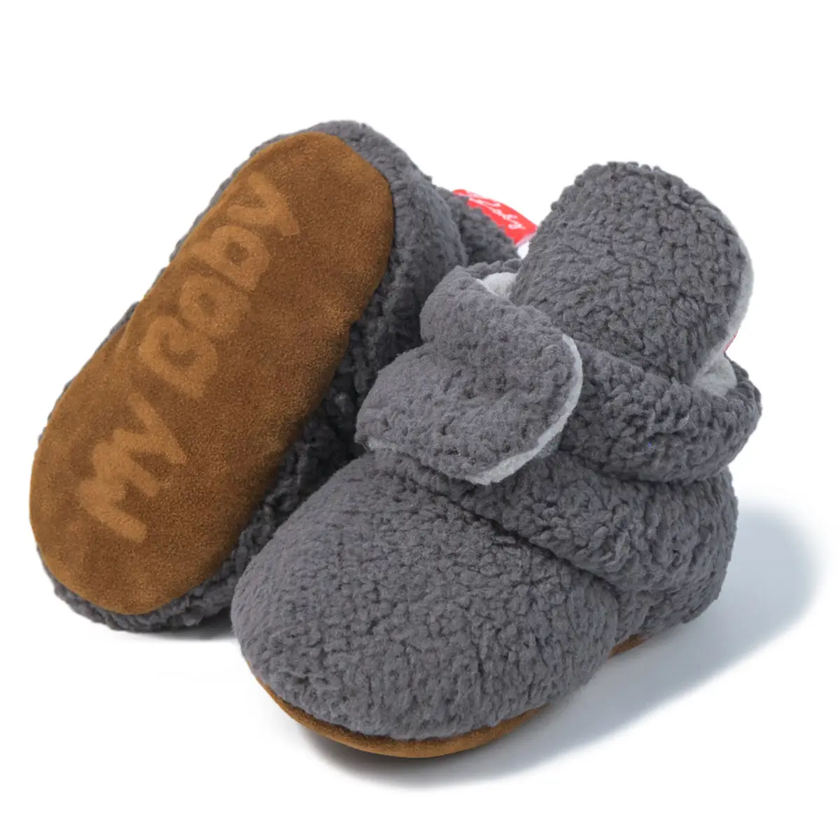Coral Velvet Toddler Shoes Non-Falling Warm Boots