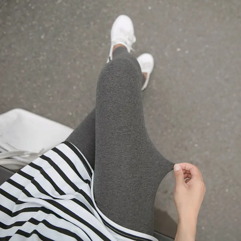 Women Black Thick Wool Leggings Winter Plus Size - Image 10