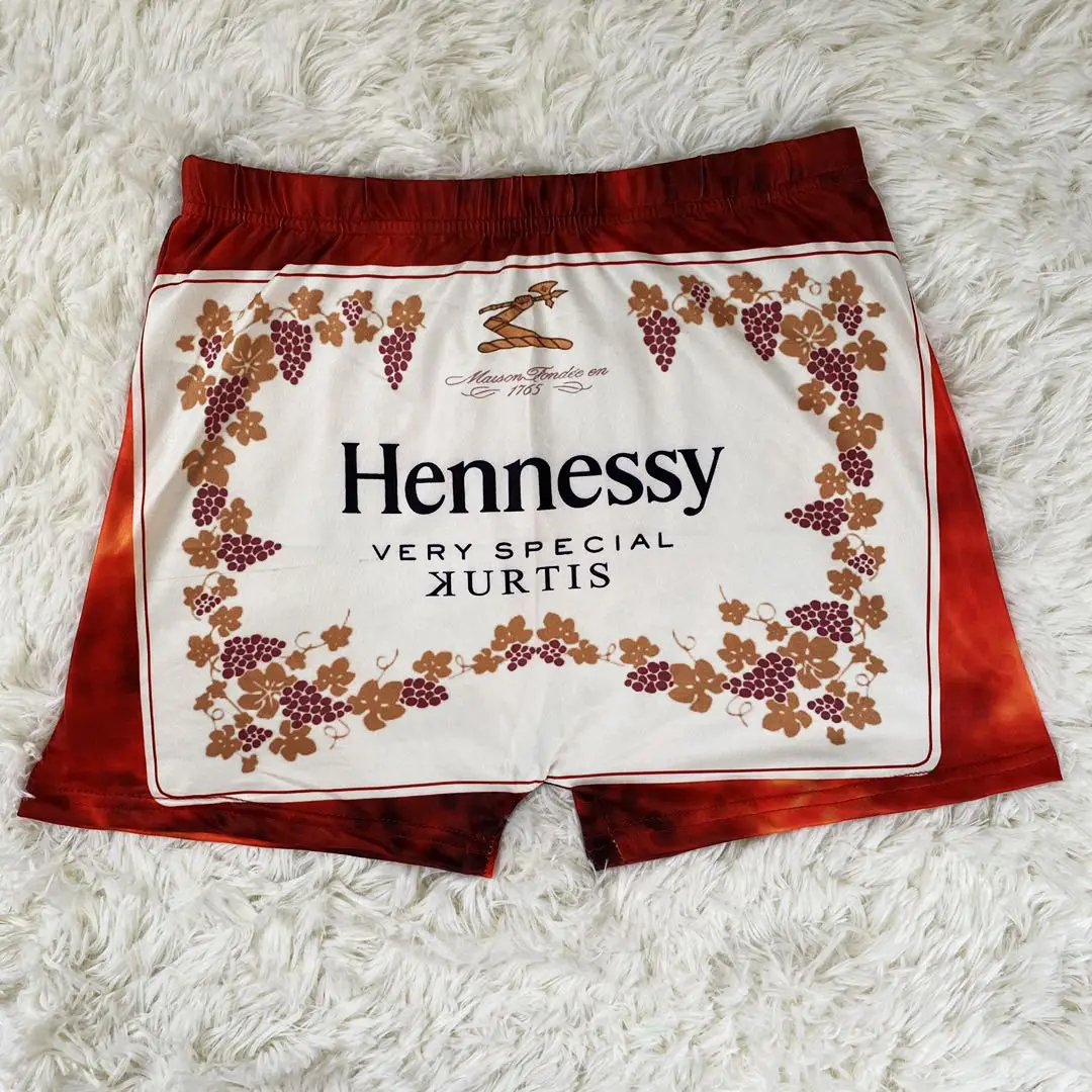 Crush Orange Women's Printed Tight Shorts - Image 11