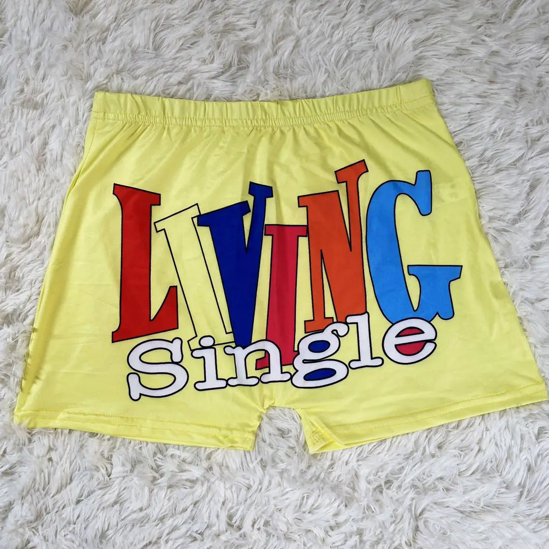 Crush Orange Women's Printed Tight Shorts - Image 10