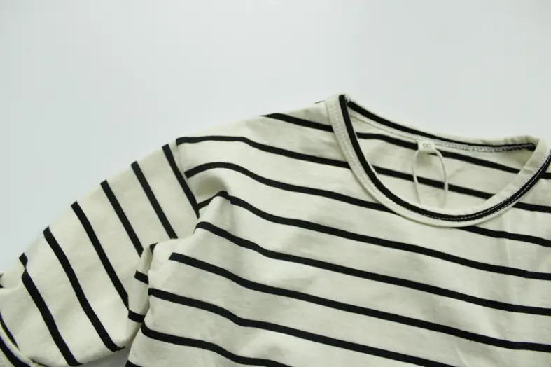New Spring Base Layer Shirt for Boys Striped Cotton Top — feature 8