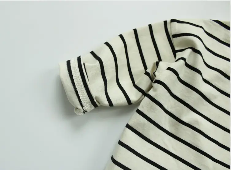 New Spring Base Layer Shirt for Boys Striped Cotton Top — feature 9