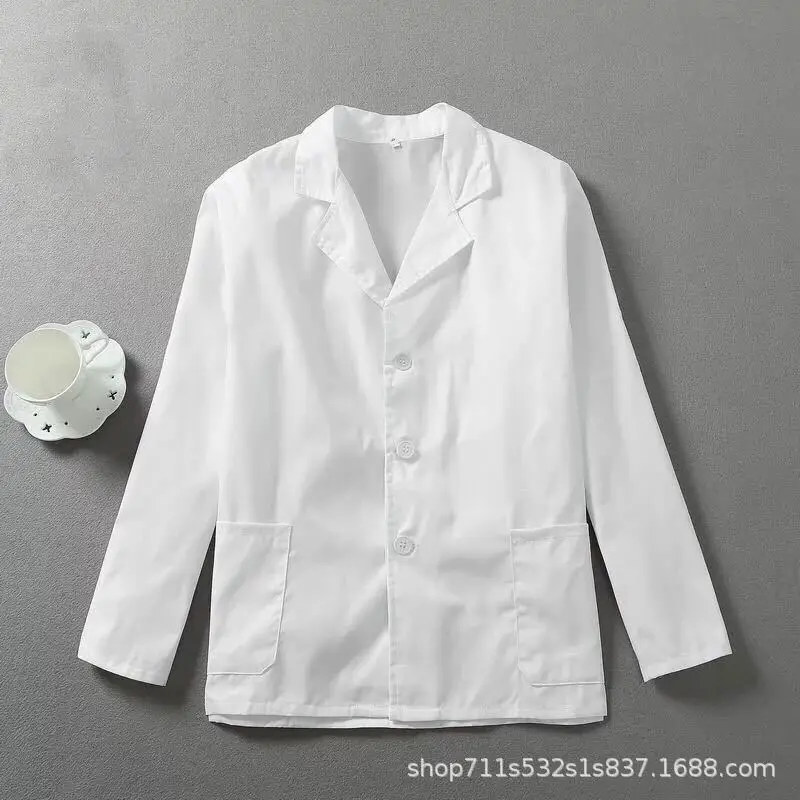 Women White Chef Hat & Shirt Set Thin Summer - Image 27