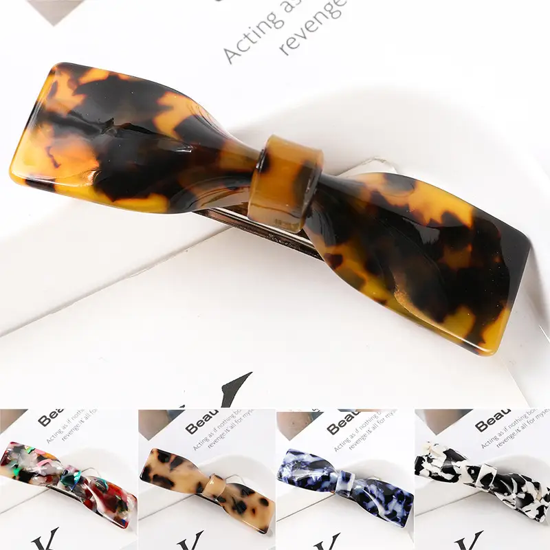 Japanese & Korean Hot-selling Large Ponytail Clip Back Head Top Clip Hollow Long Twisted Claw Clip Elegant Grab Clip All-match Hair Accessories — feature 20