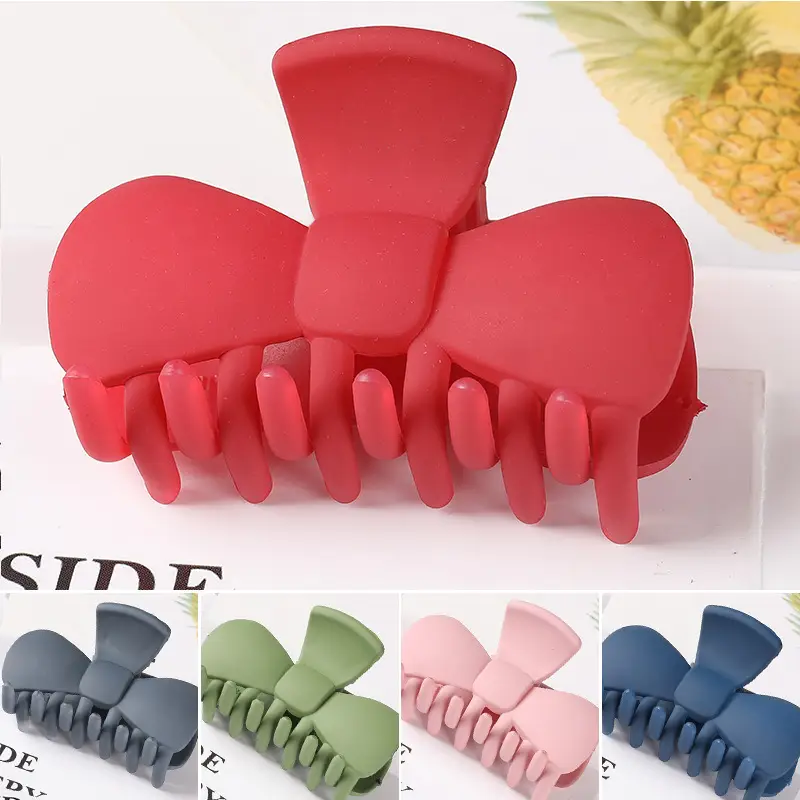 Japanese & Korean Hot-selling Large Ponytail Clip Back Head Top Clip Hollow Long Twisted Claw Clip Elegant Grab Clip All-match Hair Accessories — feature 30