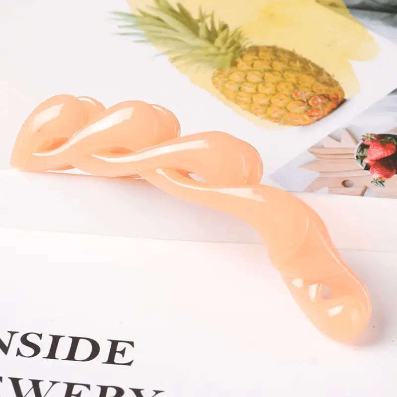 Japanese & Korean Hot-selling Large Ponytail Clip Back Head Top Clip Hollow Long Twisted Claw Clip Elegant Grab Clip All-match Hair Accessories — feature 5