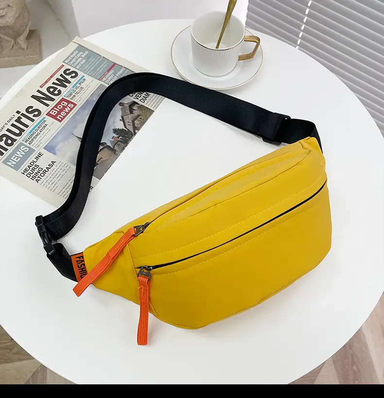 Turquoise Japanese Style Waist Bag for Men — feature 28