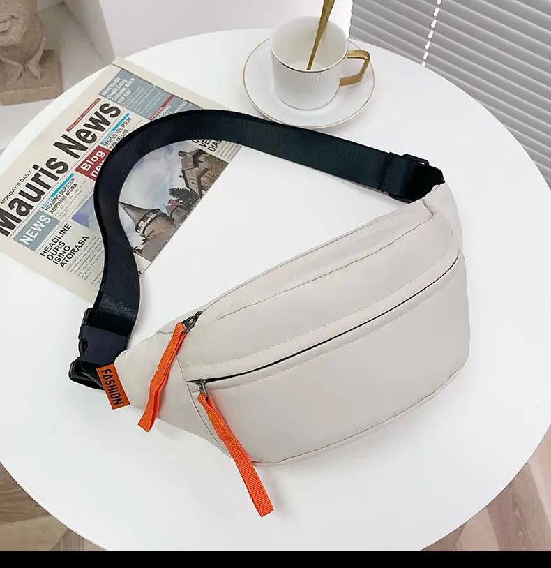 Turquoise Japanese Style Waist Bag for Men — feature 31