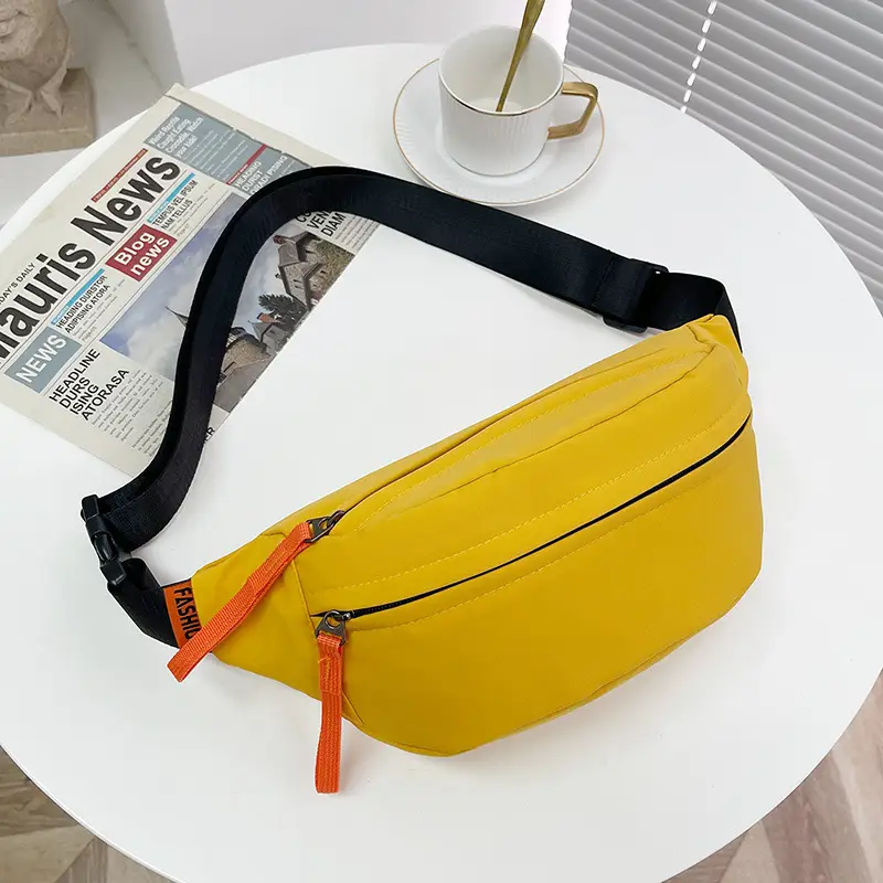 Turquoise Japanese Style Waist Bag for Men - Image 2