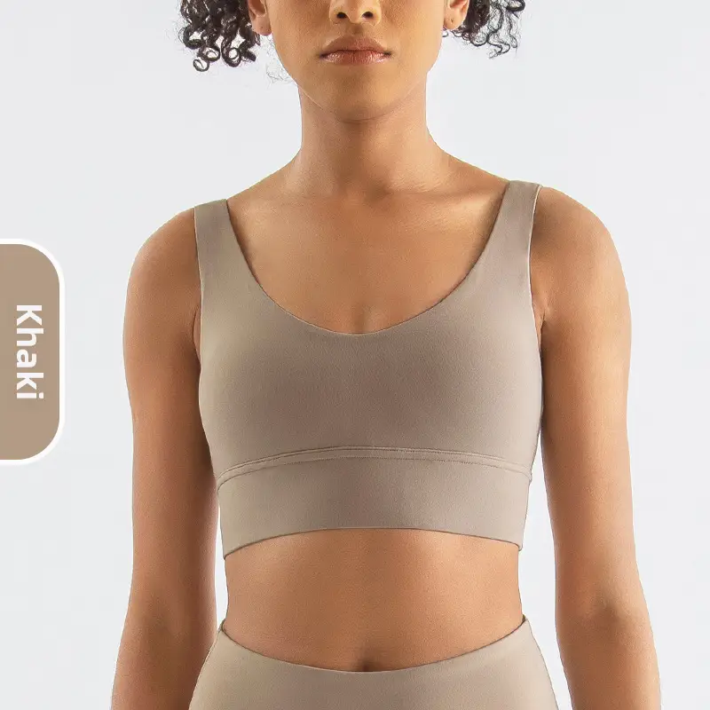 Diamond Double-Sided Brushed Deep V Back Sports Bra Shockproof Push-Up Yoga Sports All-In-One Bra Fitness Vest