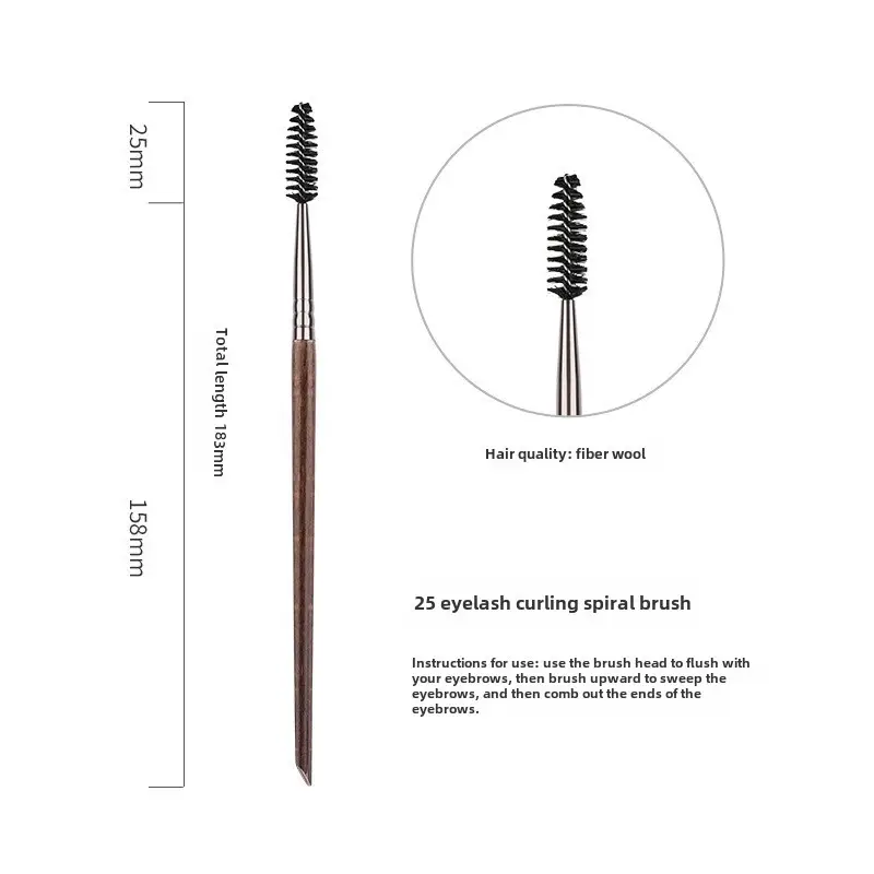 Real Wool Eye Shadow Foundation Brush Set for Makeup Blending - Image 25