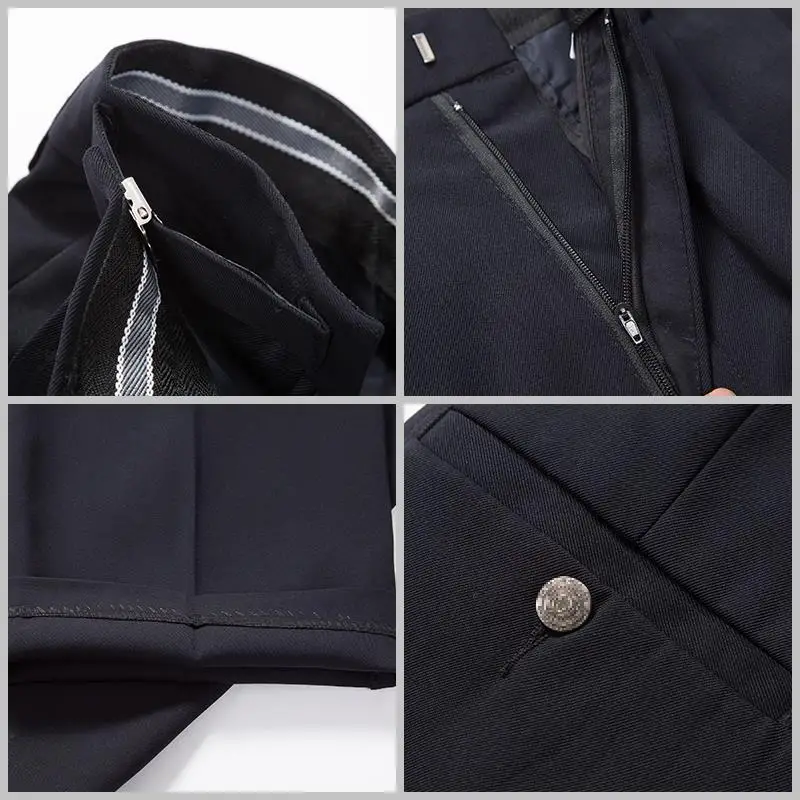 2022 Black Thick Winter Pants for Men - Image 4