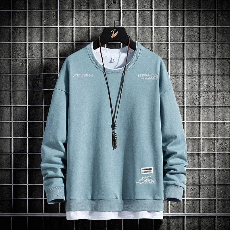 Men Maroon Sweatshirt Round Neck Long Sleeve 2025 - Image 5