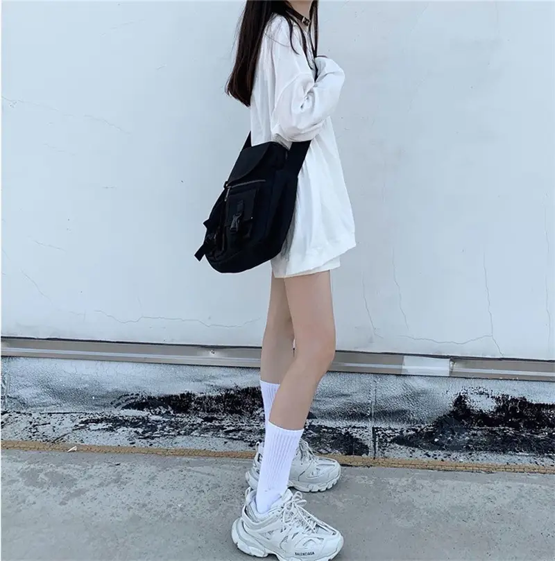 2025 Korean Style Loose White Long Sleeve Sweatshirt Women — feature 6