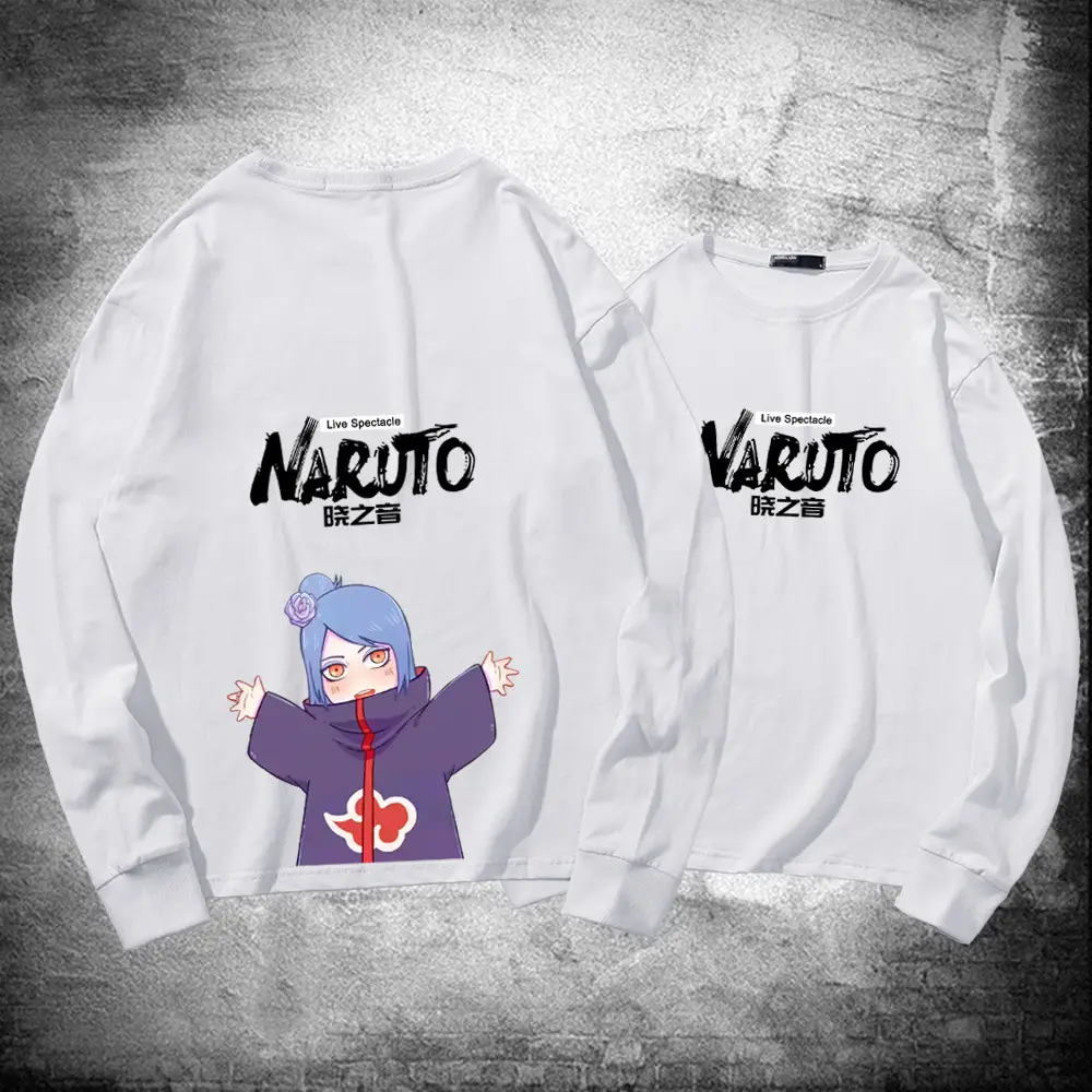 Naruto Cotton Long Sleeve T-Shirt Green Couple Design