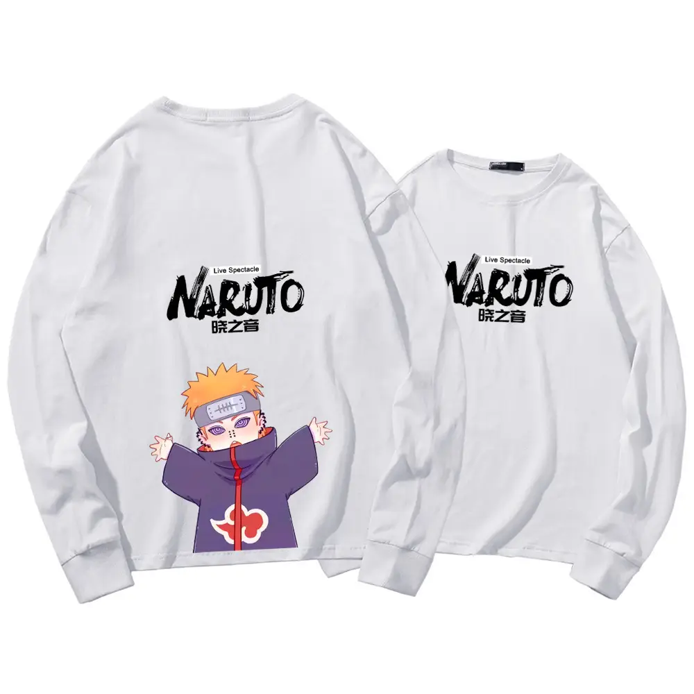 Naruto Cotton Long Sleeve T-Shirt Green Couple Design