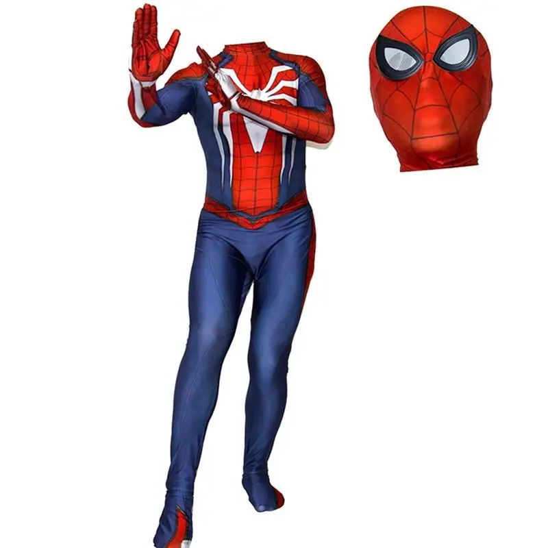 Spider Man Kids Cosplay Costume Red Blue Superhero