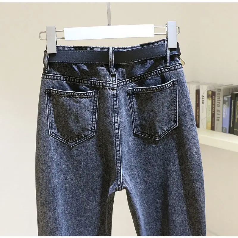 Women's Ash High Waist Slim Jeans 2020 New Arrival - Image 8