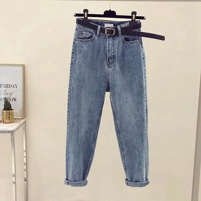 Women's Ash High Waist Slim Jeans 2020 New Arrival - Image 4