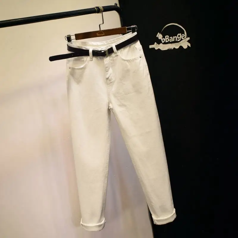 Women's Ash High Waist Slim Jeans 2020 New Arrival - Image 5
