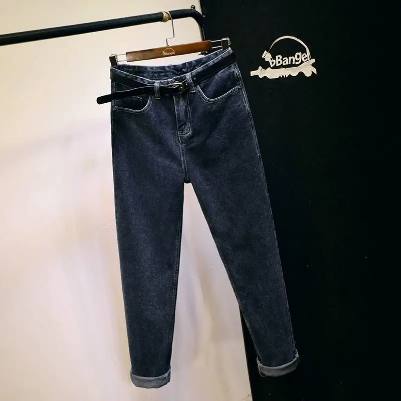 Women's Ash High Waist Slim Jeans 2020 New Arrival - Image 6