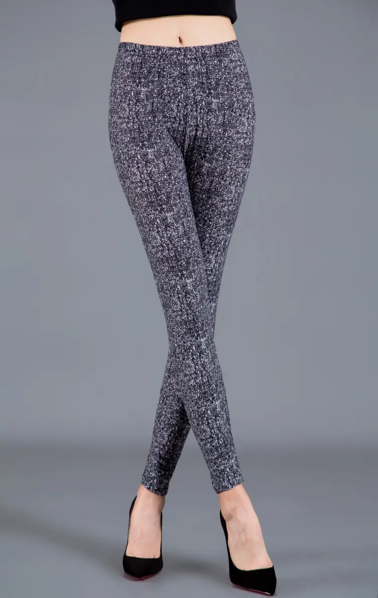 Women Striped Slimming Leggings Boot Pants Set - Image 14