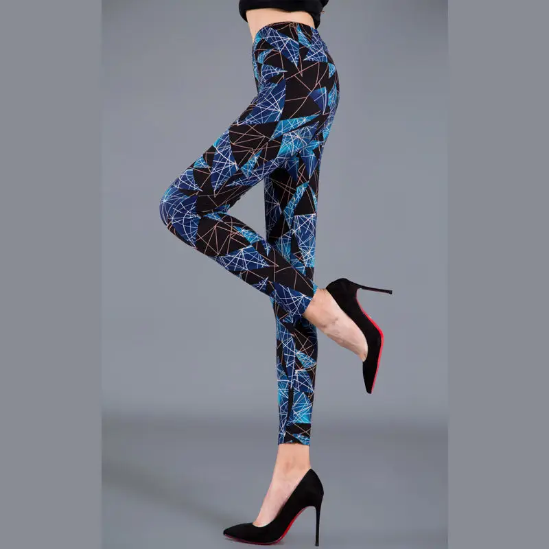 Women Striped Slimming Leggings Boot Pants Set - Image 8