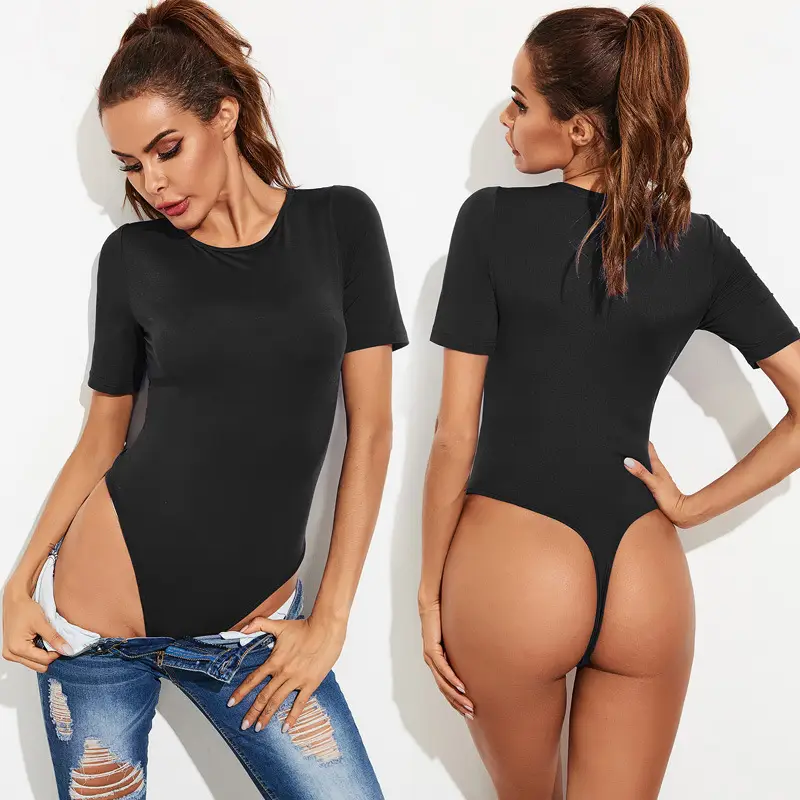 Women's Chest Reveal Slim Fit Orange Top - Image 3