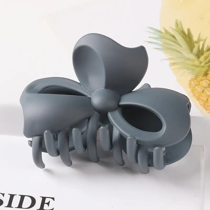 Pink Bow Hair Clip 8cm All Hair Accessories