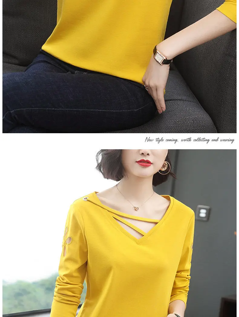 2020 Long Sleeve Women Black T-Shirt Large — feature 9
